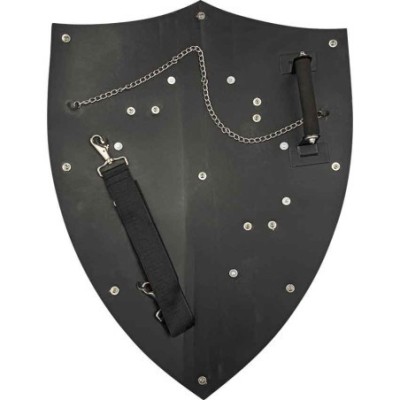 Knights Templar Crusader Shield – Stainless Steel with Red Cross