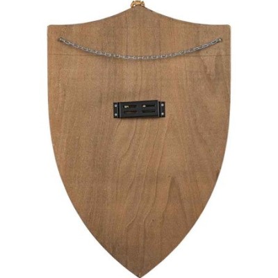 Hospitaliers Knights Wooden Shield for Medieval Decor and Reenactments