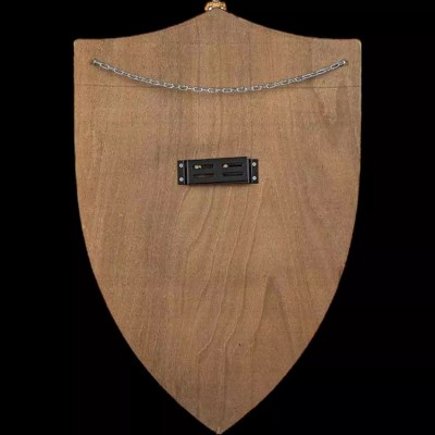 Hospitaliers Knights Wooden Shield for Medieval Decor and Reenactments