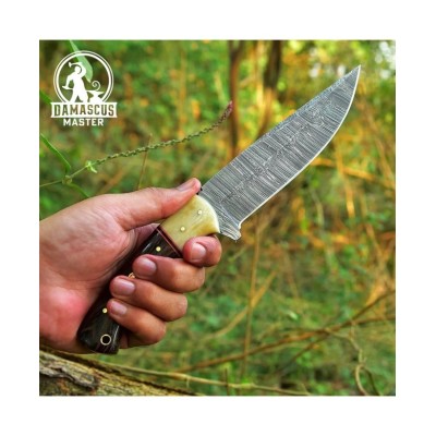 Handmade Damascus Steel Hunting Knife | Premium Quality Blade