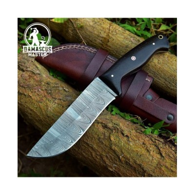 Handmade Damascus Steel Hunting Knife