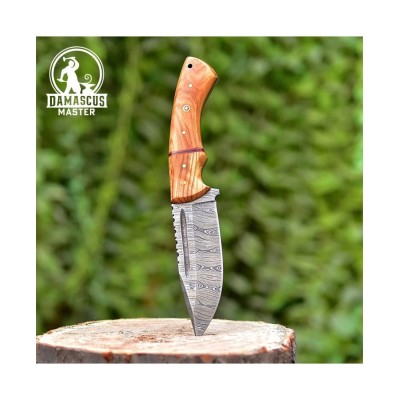 Custom Handmade Damascus Steel Hunting Knife