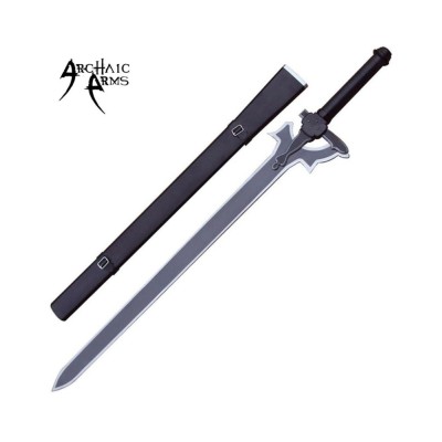 SAO Kirito's Elucidator Sword Replica with Wall Display