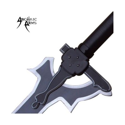 SAO Kirito's Elucidator Sword Replica with Wall Display