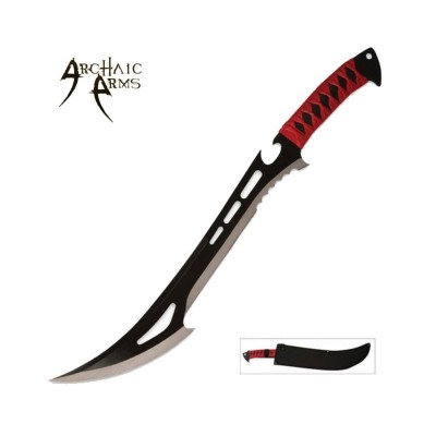 Red Guardian Fantasy Sword with Sheath - Archaic Arms