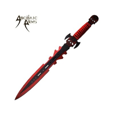 Archaic Arms Gladius Red Black Blade Fantasy Short Sword