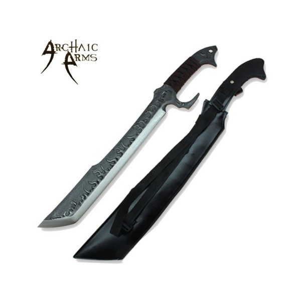 Cleaver Demon War Handmade Carbon Steel Sword by Archaic Arms