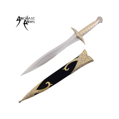 Fantasy Sting Dagger Short Sword with Scabbard – Elvish Themed