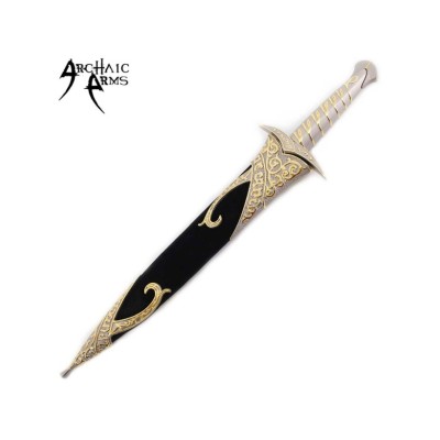 Fantasy Sting Dagger Short Sword with Scabbard – Elvish Themed