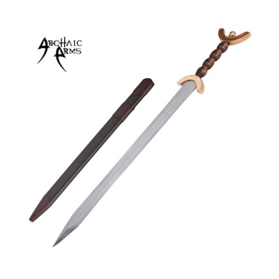 Celtic War Sword | Stainless Steel Blade & Wooden Grip