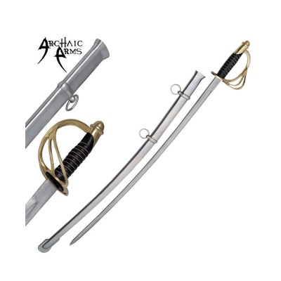 1860 Saber American Light Cavalry Sword | High Carbon Steel