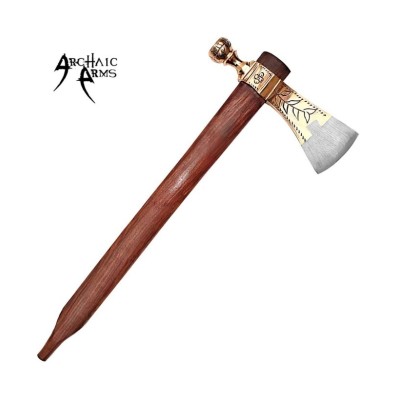 Brass Tomahawk Peace Pipe