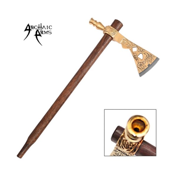 Decorative Collectible Brass Tomahawk Peace Axe Hatchet