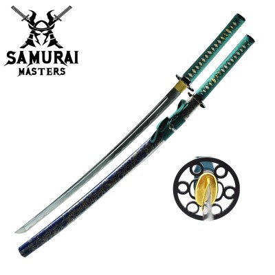 Handmade Two-Tone Dragon Samurai Katana Japanese Sword