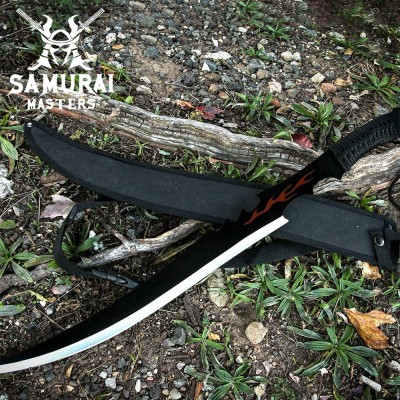 Red Flame Samurai Fantasy Sword