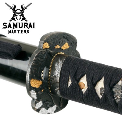 Hand-Forged Samurai Katana – 41" Full-Tang Damascus Steel Blade