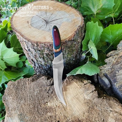 Big Buck Stainless Steel Blade with Leather Sheath