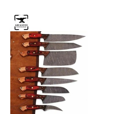 Culinary Craftsmanship with the Handmade Chef Set of 8 Knives