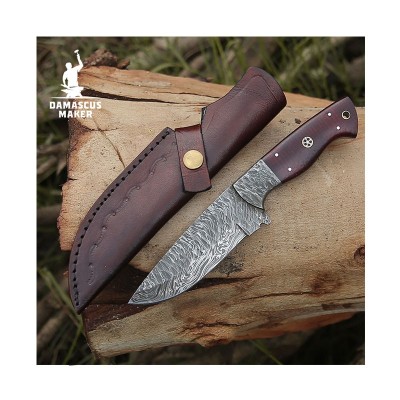 Artisan Damascus Bushcraft Tool | Unique Handcrafted Blade