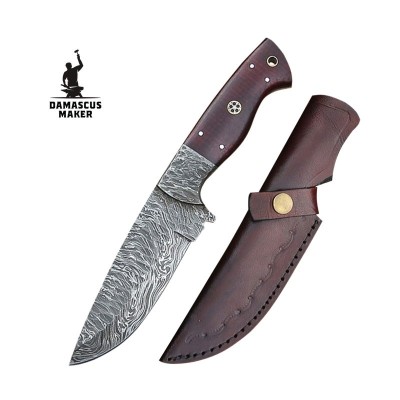 Artisan Damascus Bushcraft Tool | Unique Handcrafted Blade