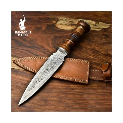 Damascus Dagger Knife: Masterfully Forged