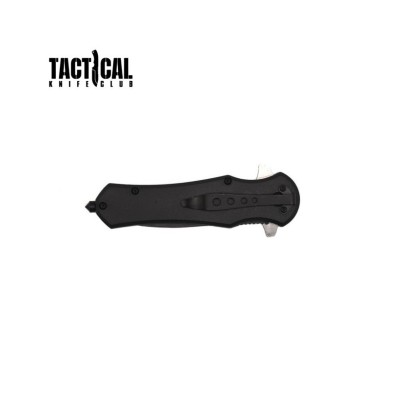 Tactical Marijuana Pot Leaf Pocket Knife - Spring Assisted