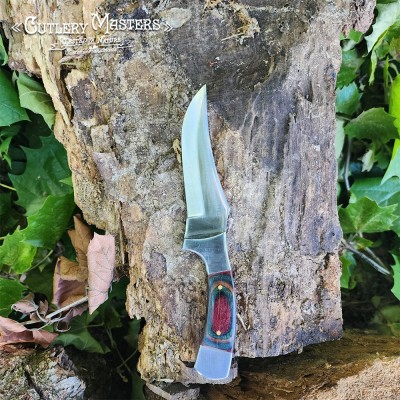 Amazon Ridge Point Stainless Steel Blade with Colorwood Handle