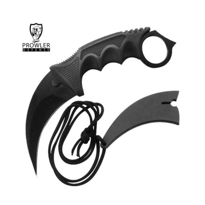 Black Tactical Karambit Neck Knife – Compact & Sharp