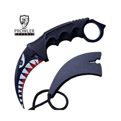 7.6" Shark Military Combat Karambit – Full Tang & Sharp