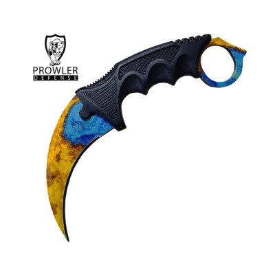 7.6" Case Hardened Combat Karambit – Full Tang Tactical Knife