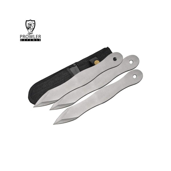 Full-Tang Stainless-Steel 3 Piece Throwing Sport Knife Set with Nylon Sheath