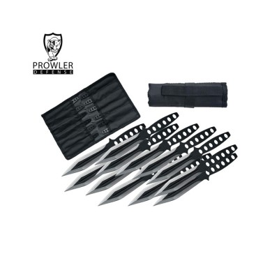 Black Streak Throwing Knife Set (12 Pieces)