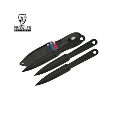 3 Piece Throwing Knife Set Sleek & Durable