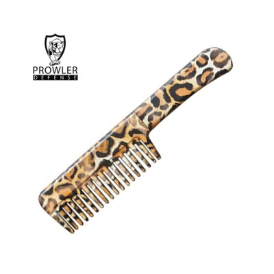 Self Defense Comb Knife – Leopard Print, Hidden Blade