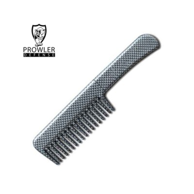 Self-Defense Brush Comb with Hidden Knife – Carbon Fiber