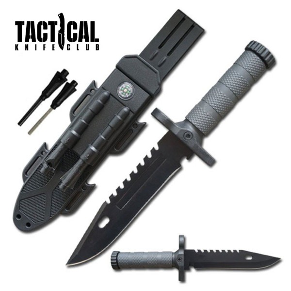 Tactical Hunting Fixed Blade Bowie Outdoor Survival Knife