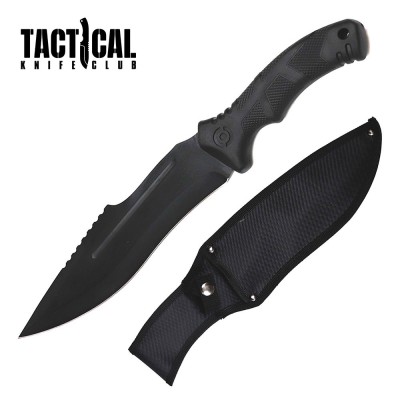 Fixed Blade Hunting Bowie Machete Knife 15" Outdoor Survival Tool