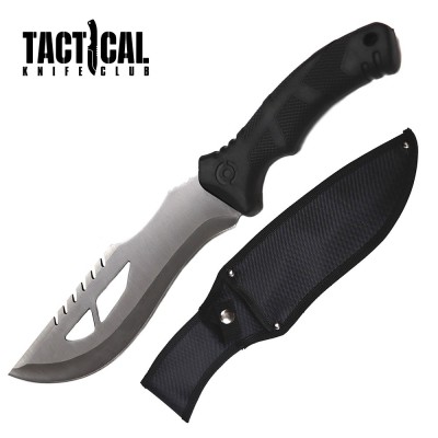 Fixed Blade Hunting Bowie Machete Knife 15" Outdoor Survival Tool