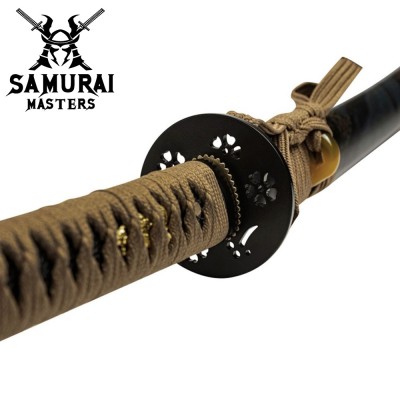 Marbled Golden Samurai Katana Sword – Exquisite Blade for Collectors