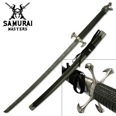 Precision Dragon Claw Katana with Display Stand - Masterful Craftsmans