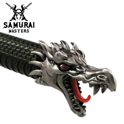 Precision Dragon Claw Katana with Display Stand - Masterful Craftsmans