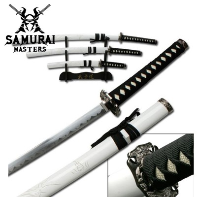 3-Piece Sword Set with Display Stand – Perfect for Collectors