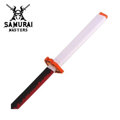 41" Foam Cosplay Hashria Kyojuro Fire Sword with Scabbard