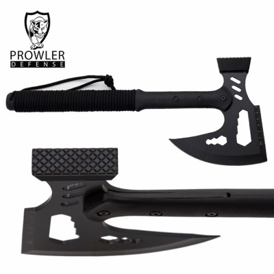 Heavy Duty Black Blade Single-Handed Axe for Outdoor Use