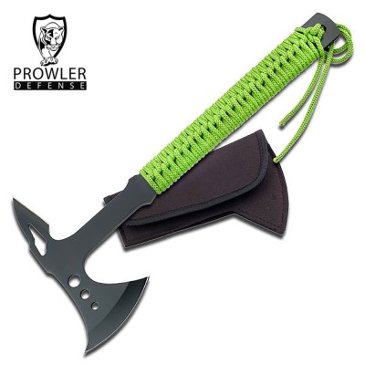 Survival-Tomahawk Throwing Axe with Cord Wrapped Handle - Outdoor Tool