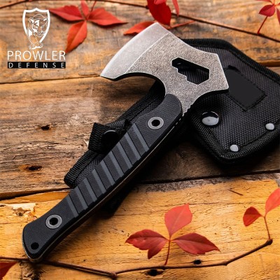 Stealth Tactical Hatchet with Black G10 Handle - Outdoor Tool