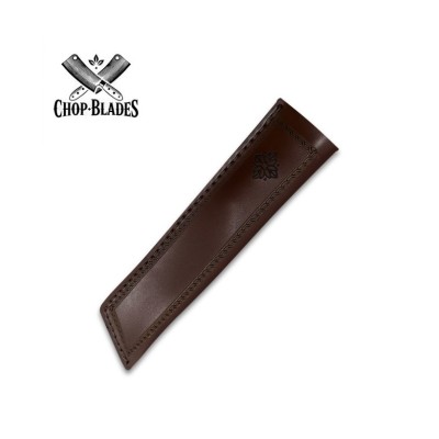 Close-up of red handle and hammered blade texture