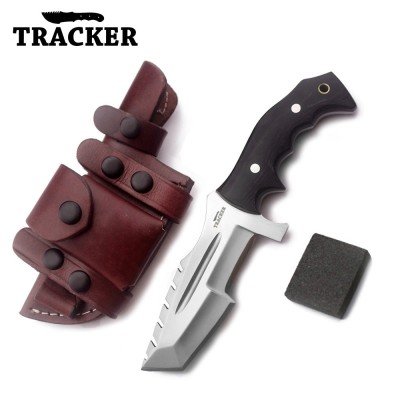 Handmade D2 Steel Tracker Knife with G10 Handle - Durable & Versatile