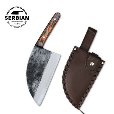 Heavy-Duty Carbon Steel Cleaver Chef Knife