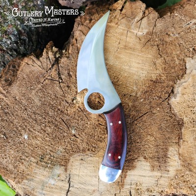 Apache Precision Stainless Steel Field Blade with Rosewood Handle